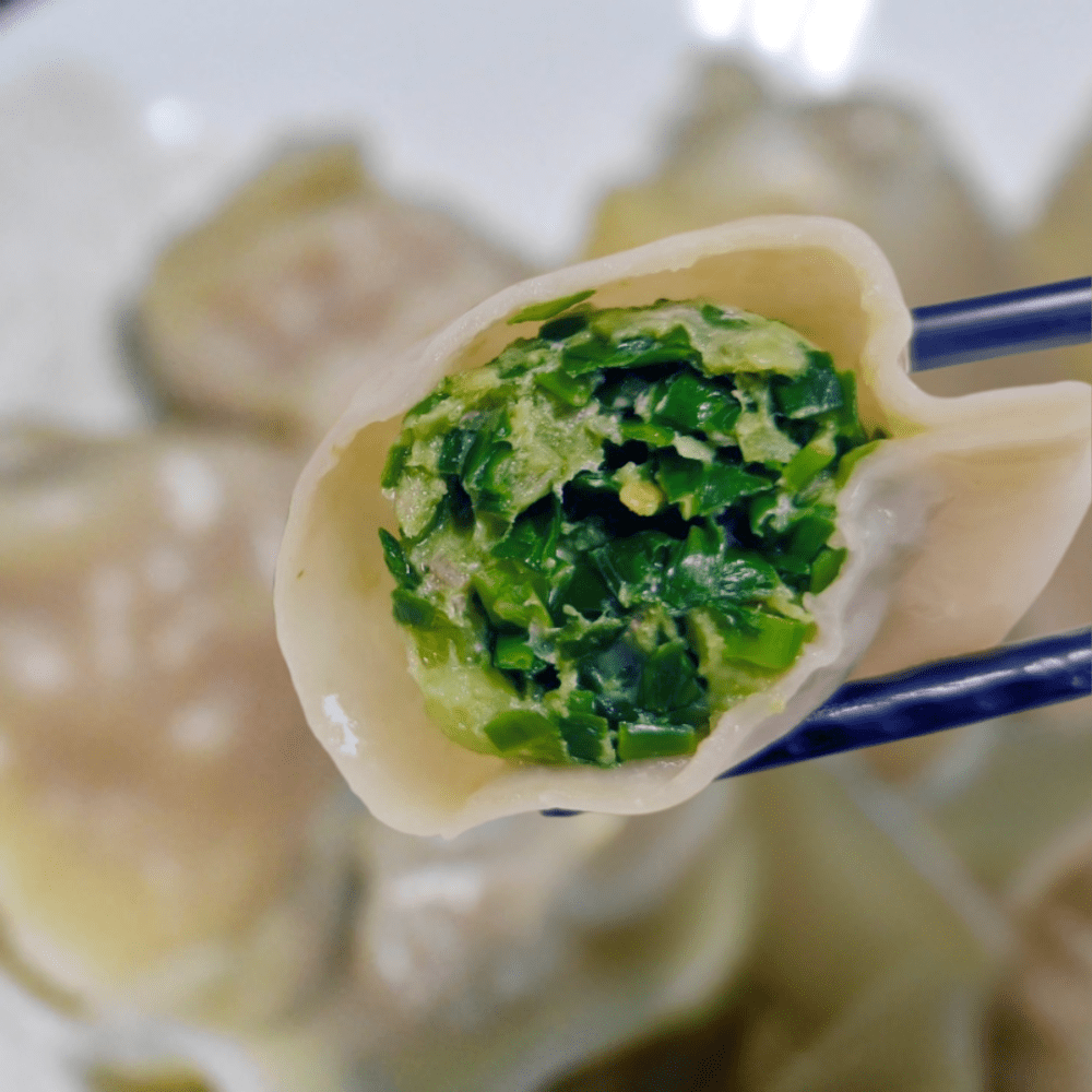 韭菜黑豬肉水餃(20入)：圖片 2